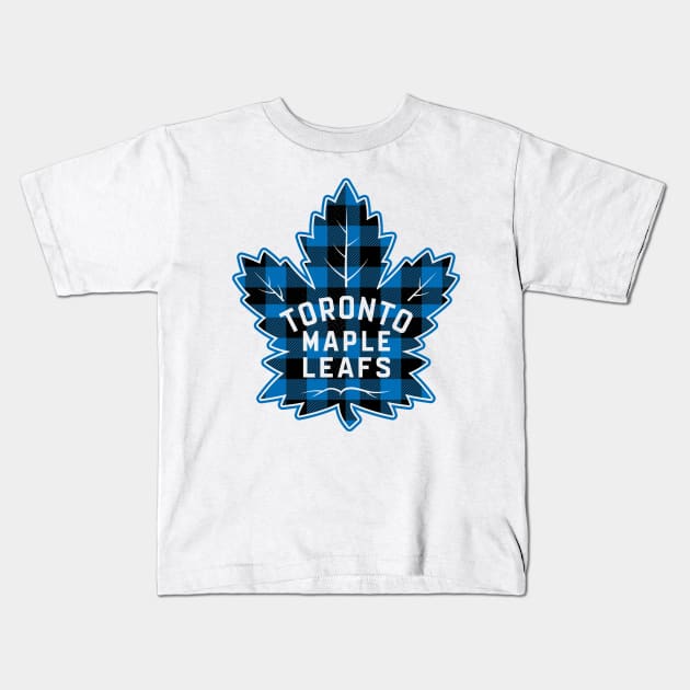 Toronto Maple Leafs Sports Kids T-Shirt by Cika Ciki